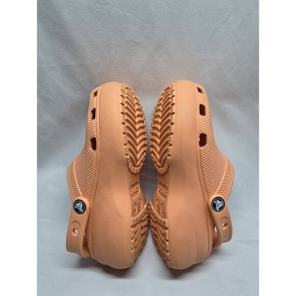 Crocs Women’s Classic Platform Clogs Papaya Color Size 5 - Picture 4 of 7